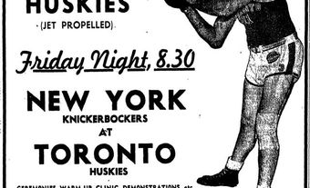 Huskies vs. Knickerbockers 1946
